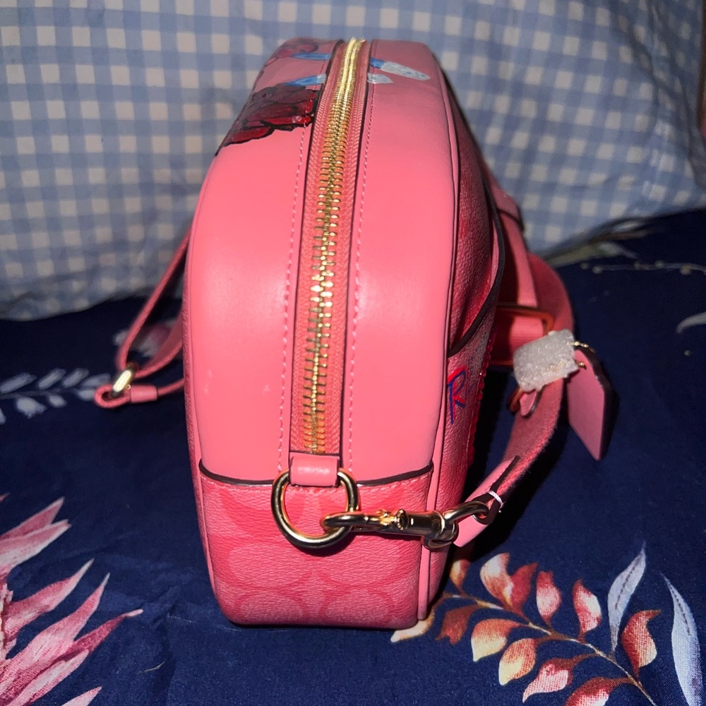 Custom pink red ruby da sleeze nicki Minaj coach bag💖❤️🔥 - Picture 5 of 13